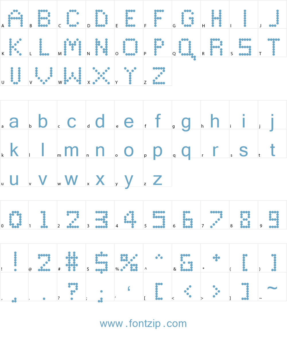 Retroscape II Font Character